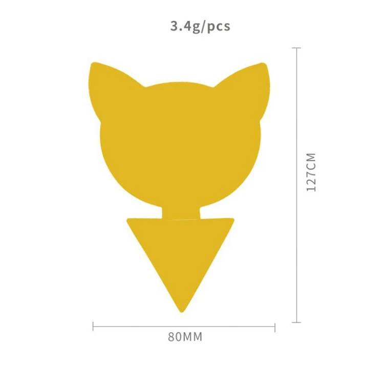 

Double-sided Adhesive Layer Sticky Flying Plant Insect Fruit Fly Glue Traps, Butterfly, sunflower, radish, bird, kitten, tulip, flower, house