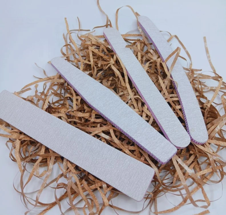 

Pedicure and manicure nail art tool nails file personal logo 80/80 Acrylic Nails Gel, Grey