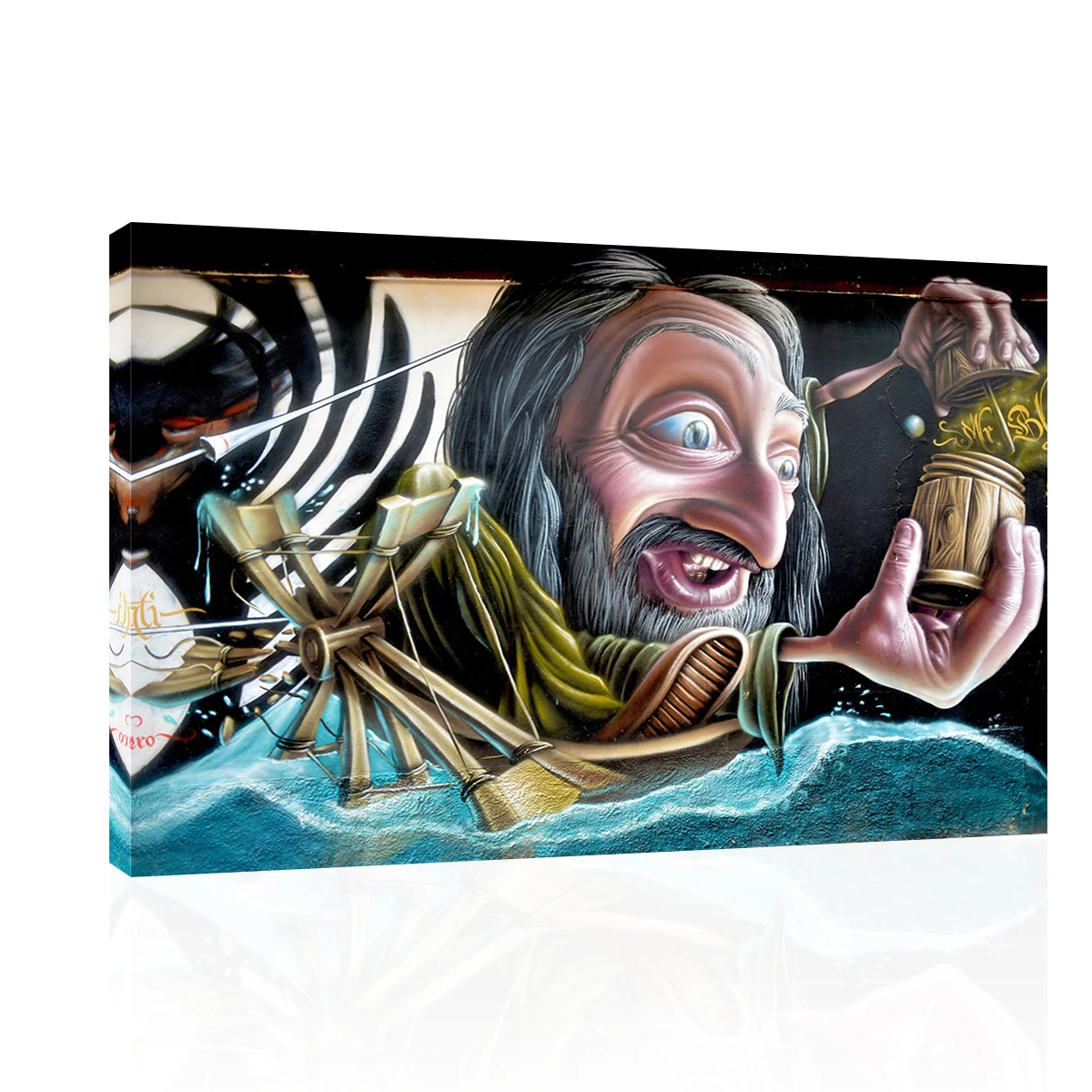 

BFG Wall Paintings on Canvas Graffiti Pop Art Canvas Prints Living Room Decoration