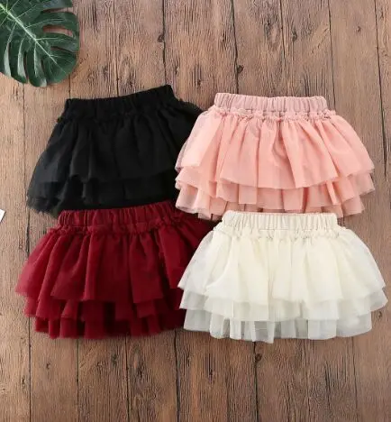 

Baby Girls Tutu Skirt Children Ballet Skirts For Party Dance Princess Girl Tulle 1-5T, 4colors