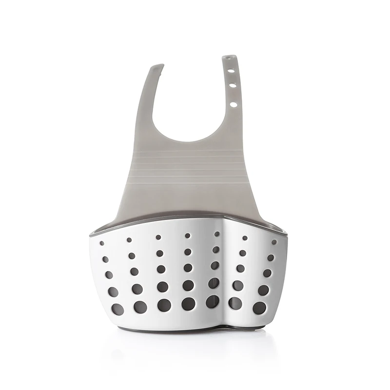 

Plastic Hanging Kitchen Sink Sponge And Soap Holder, Gray+white, blue+white, green+white