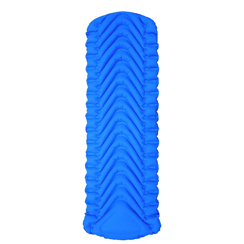 

Outdoor V-shaped foot inflatable mat moisture proof air cushion pad tent bed picnic camping sleeping pad