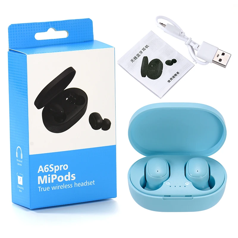 

2021 A6S Earphone Sport Wireless Waterproof Wireless Earbuds Gaming Wireless Earphone, Picture showed