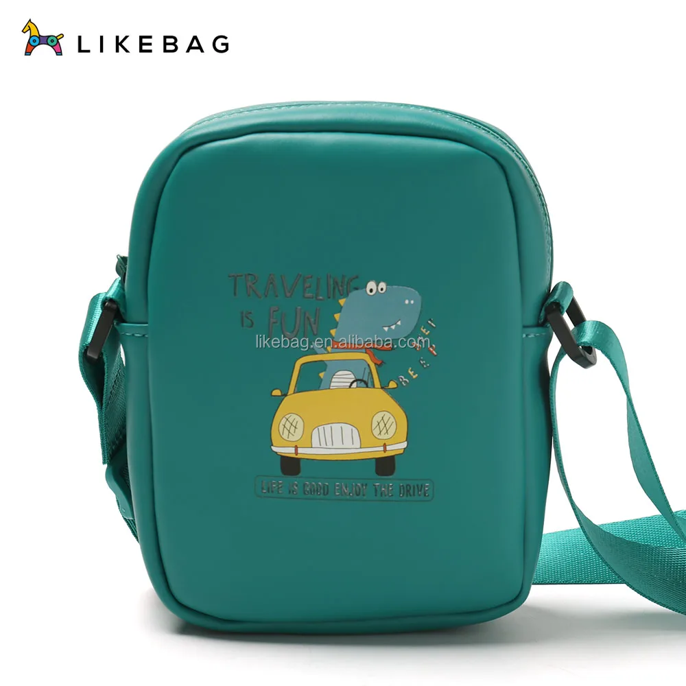 

LIKEBAG new fashion casual children's small messenger nylon cartoon pattern shoulder messenger bag for girl