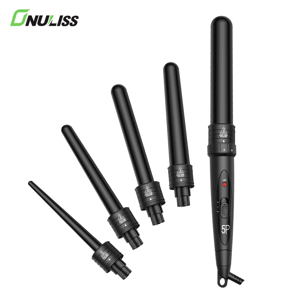 

5 in 1 Rotating Curling Iron Hair Curling Wand Professional Automatic Hair Curler