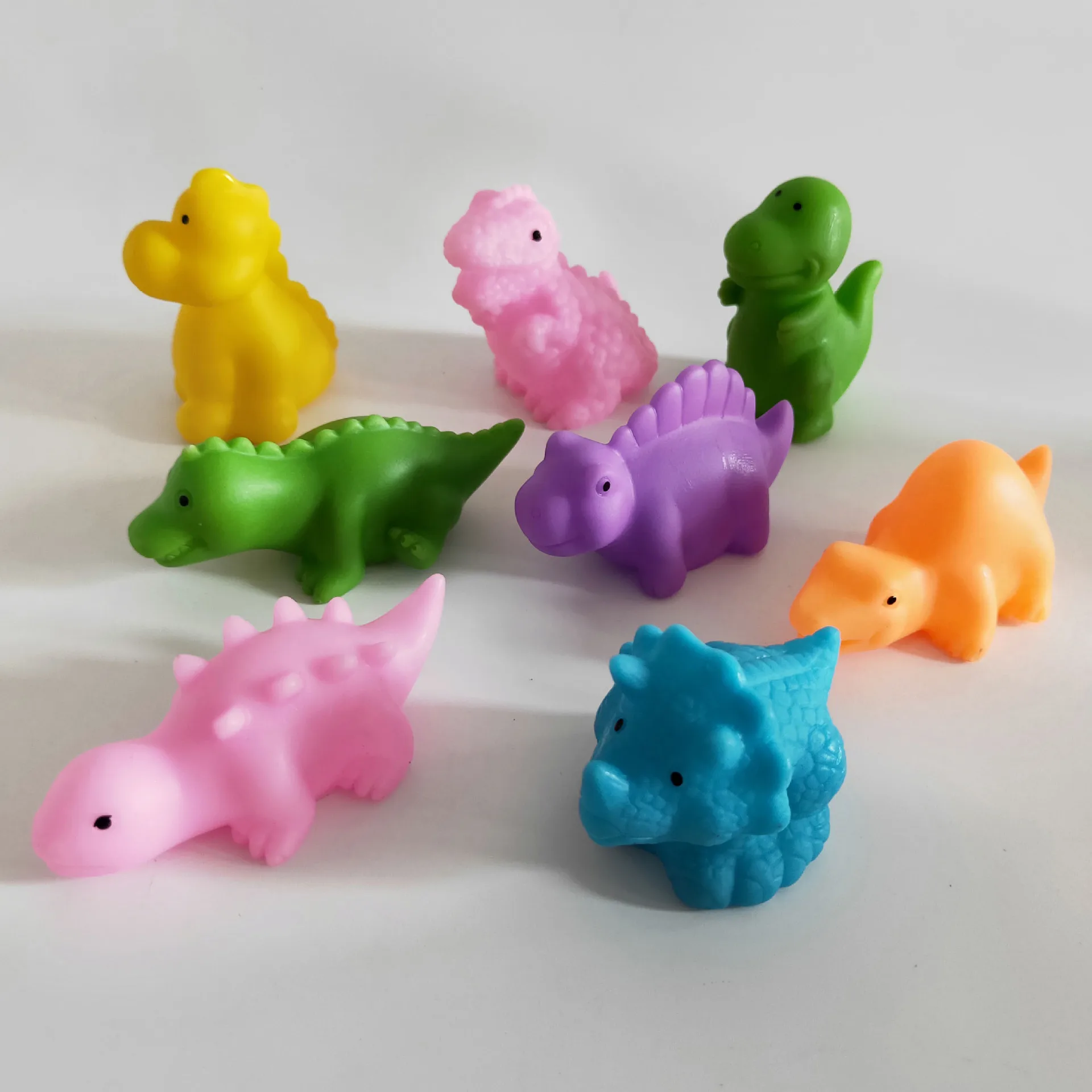 wgl502批发迷你恐龙塑料pvc儿童沐浴玩具软橡胶动物水玩具儿童礼品