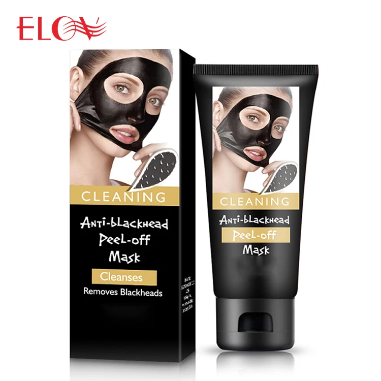 

2020 New Top Quality Herb Active Carbon Charcoal Peel Off Blackhead Removal Face Mask Free pore black mud mask