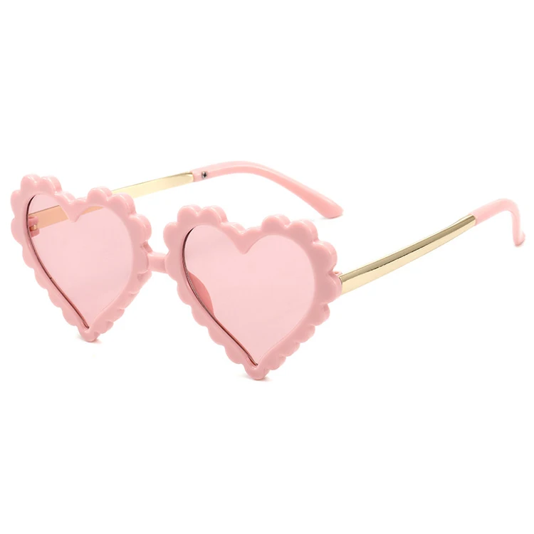 

Fashion Luxury Cute Boys Girls Sun Glasses Heart frame Children Sunglasses Hear Shaped Kids Sunglasses 2020, 6 colors for choose