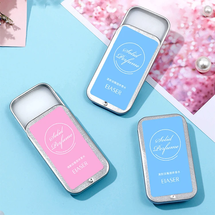 

men's and women's solid balm portable pocket perfume portable long-lasting fragrance fresh and elegant solid balm