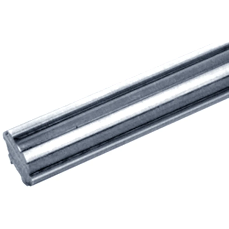 Splined Shafts - Similar to DIN ISO 14, Steel C45, Length 2000 mm