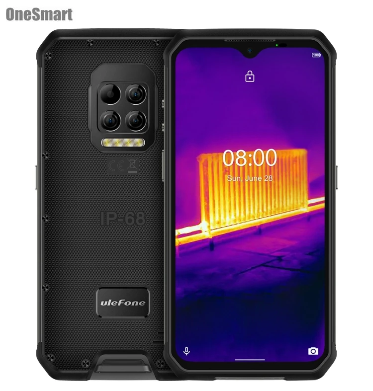 

Drop shipping Ulefone Armor 9 Rugged Phone Thermal Imaging Camera 128GB 6.3 inch Android 10.0 MTK6779 Octa core 4g smartphone