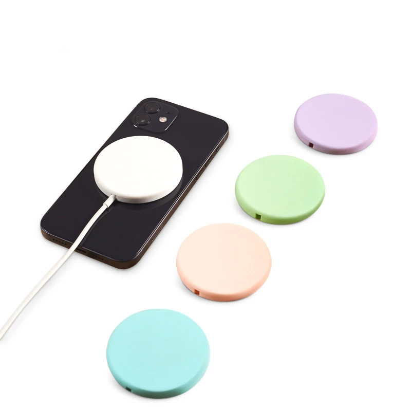 

For Magsafe Charger Case Solid Color Magnetic Wireless Charger Protective Cover For Magsafe