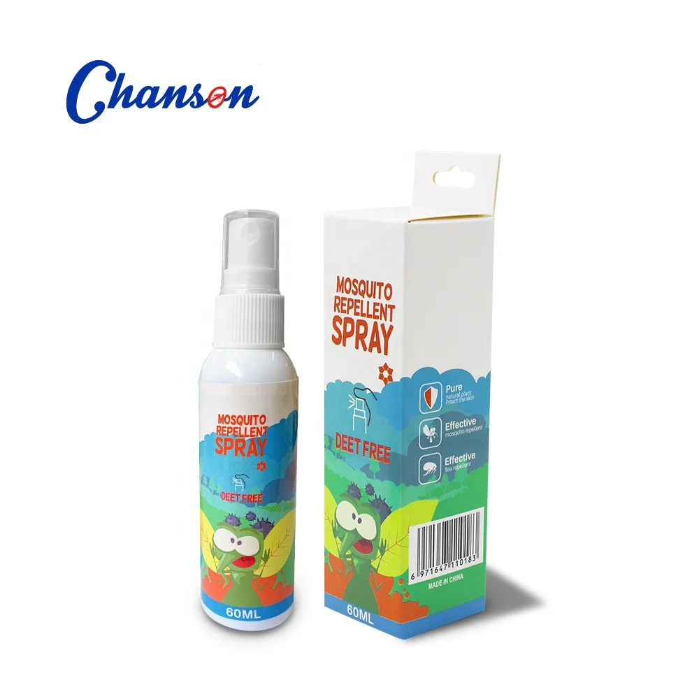 

High Quality  Deet Free Baby Safe natural oil Liquid Mosquito Repellent Spray anti mosquito spray, White