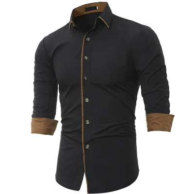 

New men's long-sleeved shirts, pure cotton classic white professional shirts, men's business wear