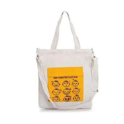 

Cheap high quality reusable custom logo printed shopping canvas cotton tote bag, Customized color