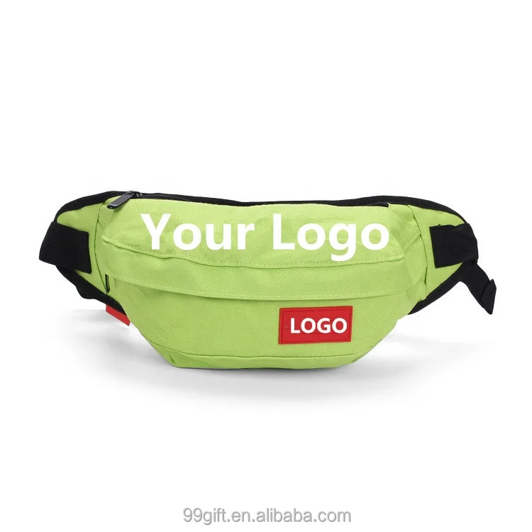 

Accept Logo Customized Zipper Waterproof Bags Fanny Pack Cycling Waist Bag for Women Men