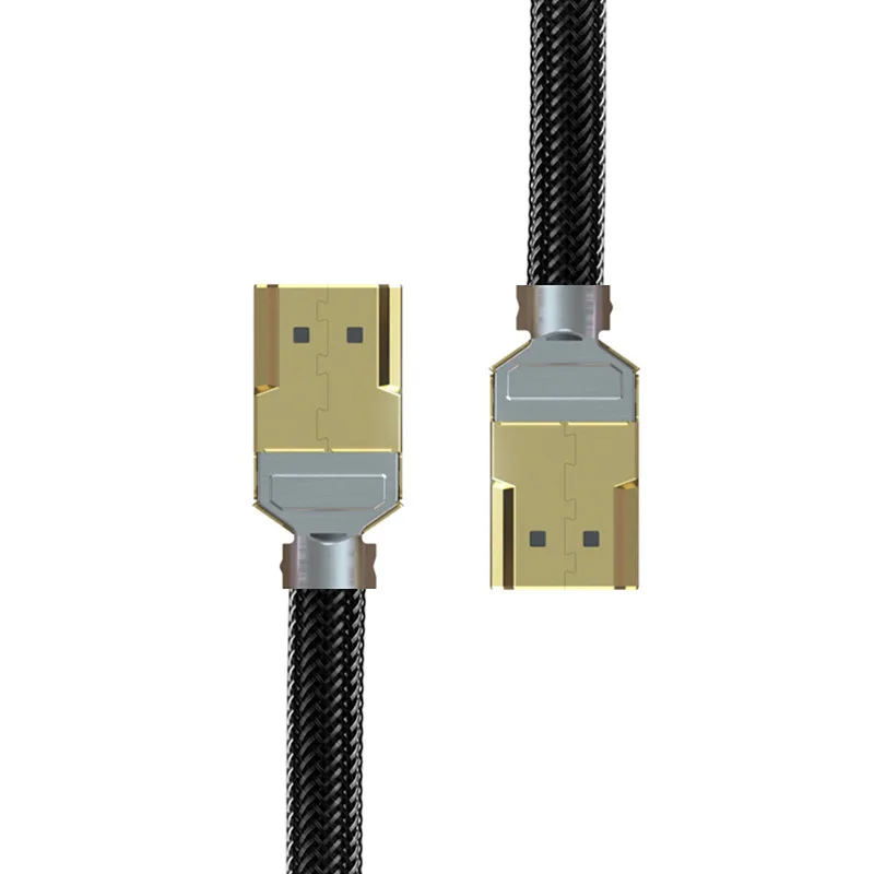 

Hot Sale HDMI Cables 8K V2.1 Cable 8K 60Hz 4K 120Hz 3D HDR 48Gbps HiFi HDCP HDMI 2.1 Cable nylon braid