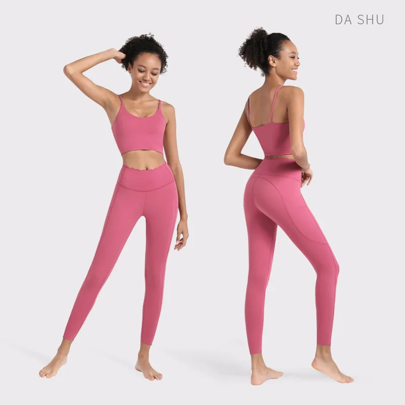 

custom logo women 2 pieces lace yoga set yoga suit sport wear 2 pcs legging sets bra and legging and top set girls clothing ser, Picture shows