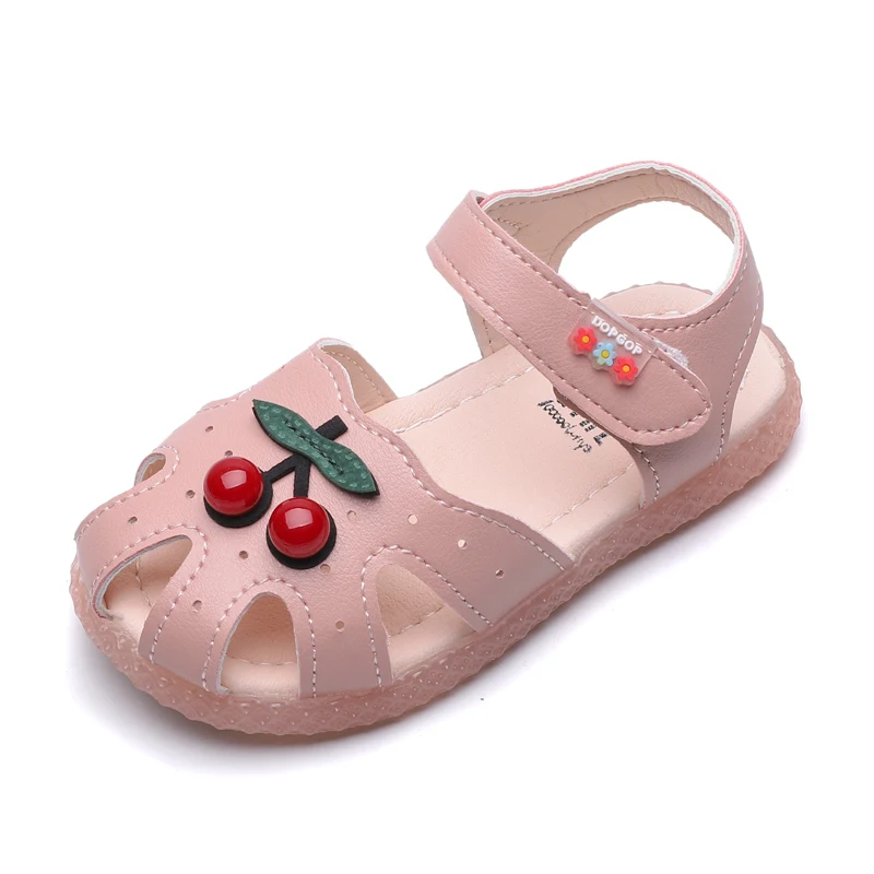 

Summer new children's shoes children's toddler shoes sandals girls, Pink white