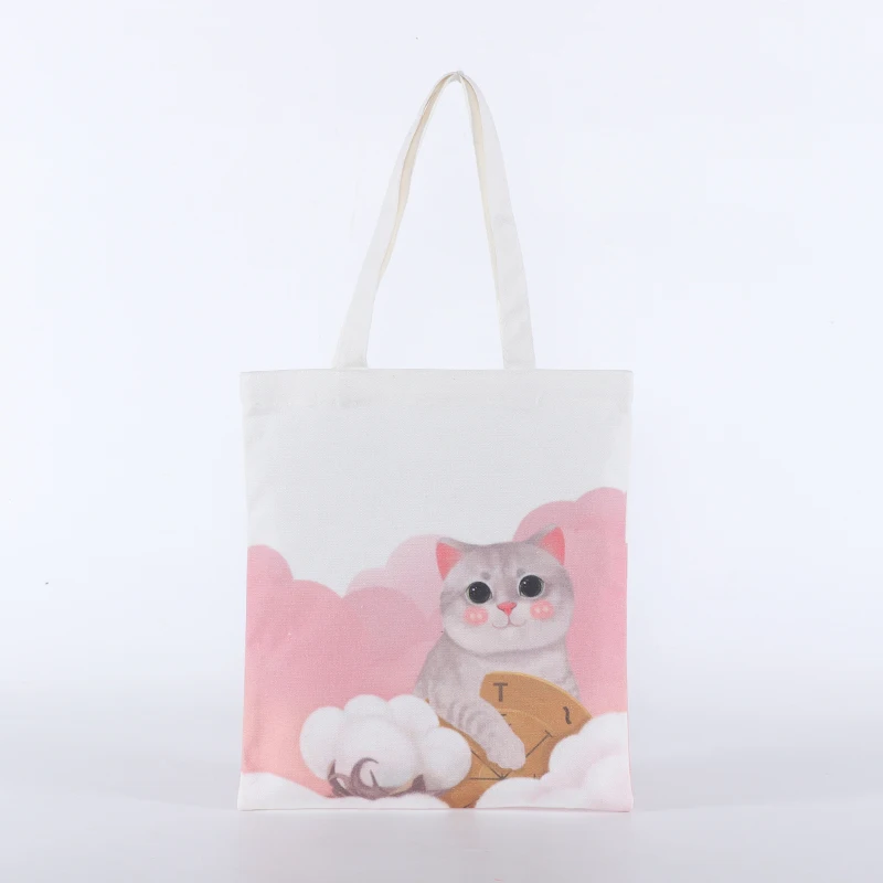 

Wholesale Custom Digital Printing Logo Cotton Shopping Shoulder Bag Canvas tote bag