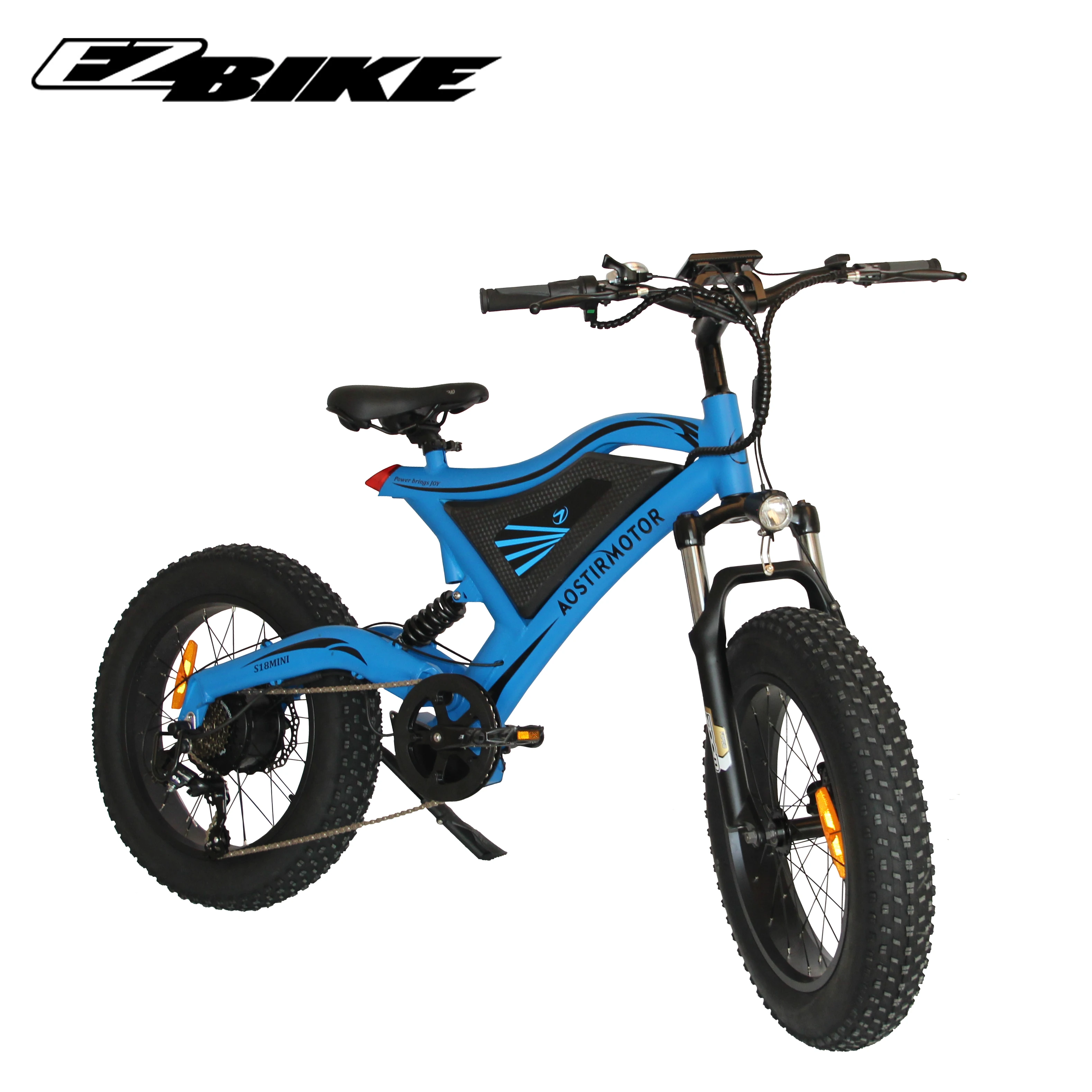 

High performance speed mini 20inch 48v 500w electric fat bike for adult