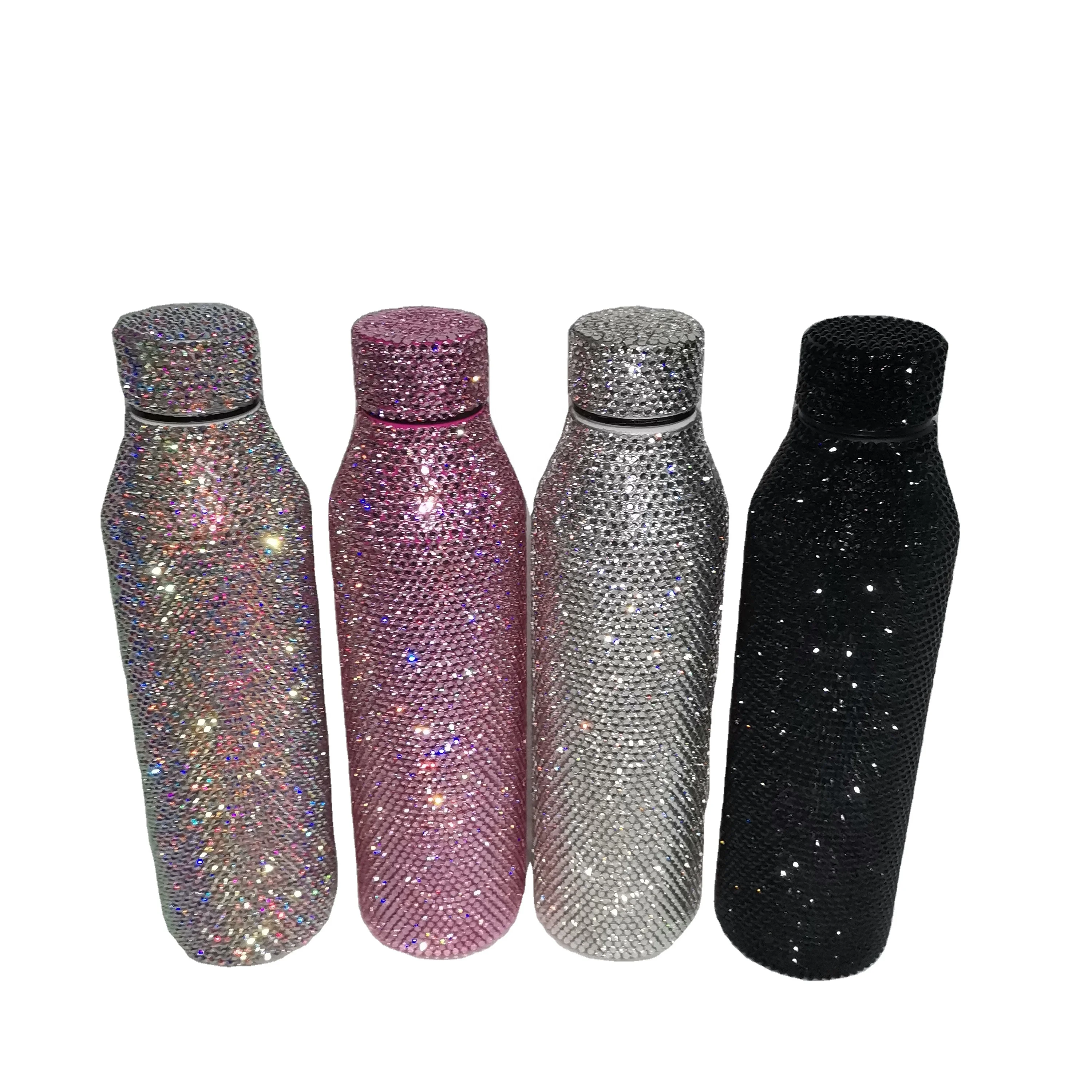 

Blinged Cups New Bling Water Bottles Glass Bottles 500Ml Stainless Steel Water Bottle Bling Tumblers