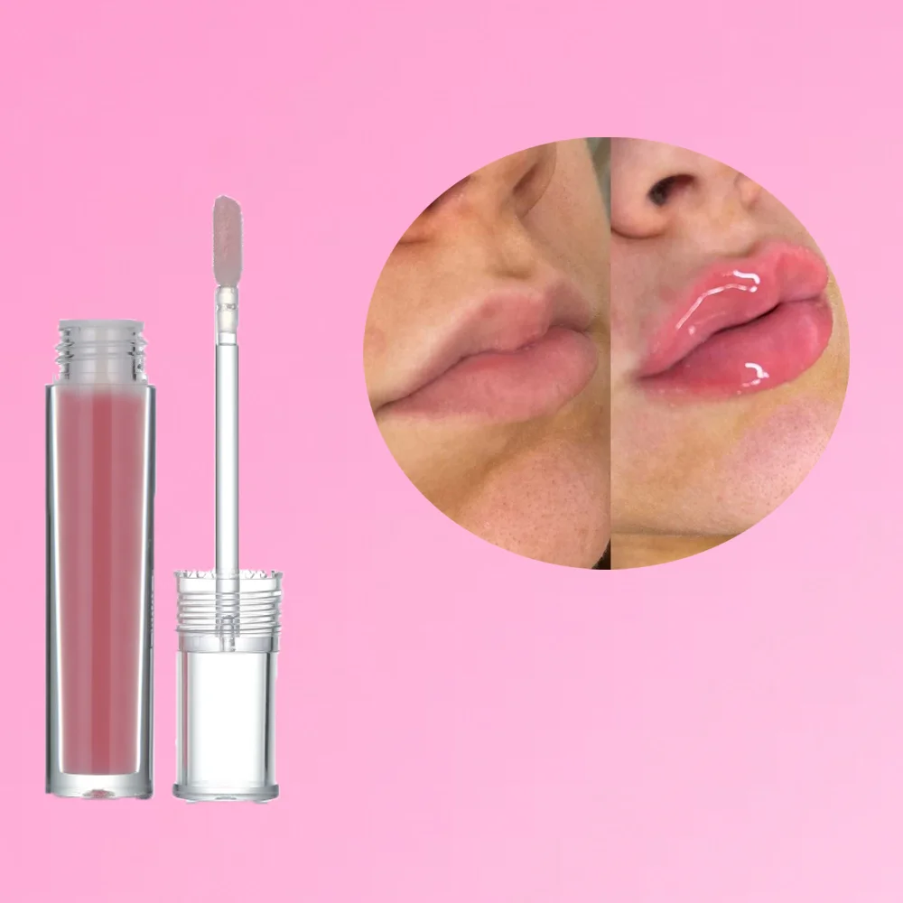 

New lip plumper gloss vegan lip enhancer plumper gloss glow oil private label