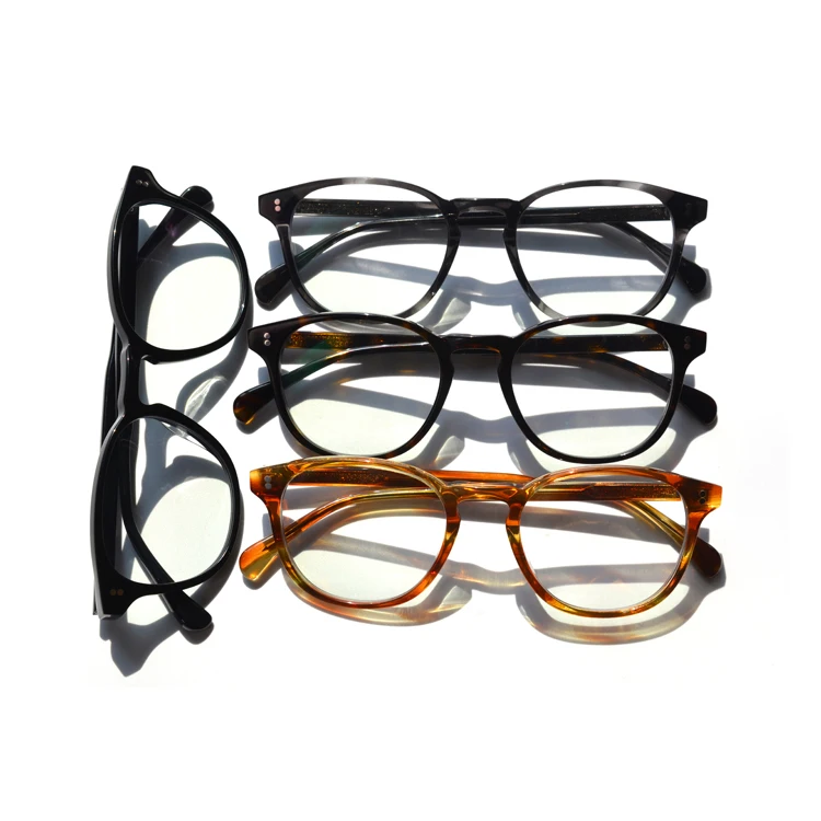 

Ivintage acetate optical frame eyeglasses acetate eyeglass frame eyeglasses frames 2021, 4 colors
