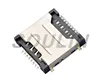 6 pin Push type micro SD TF card reader socket connector adapter,SD memory card connector