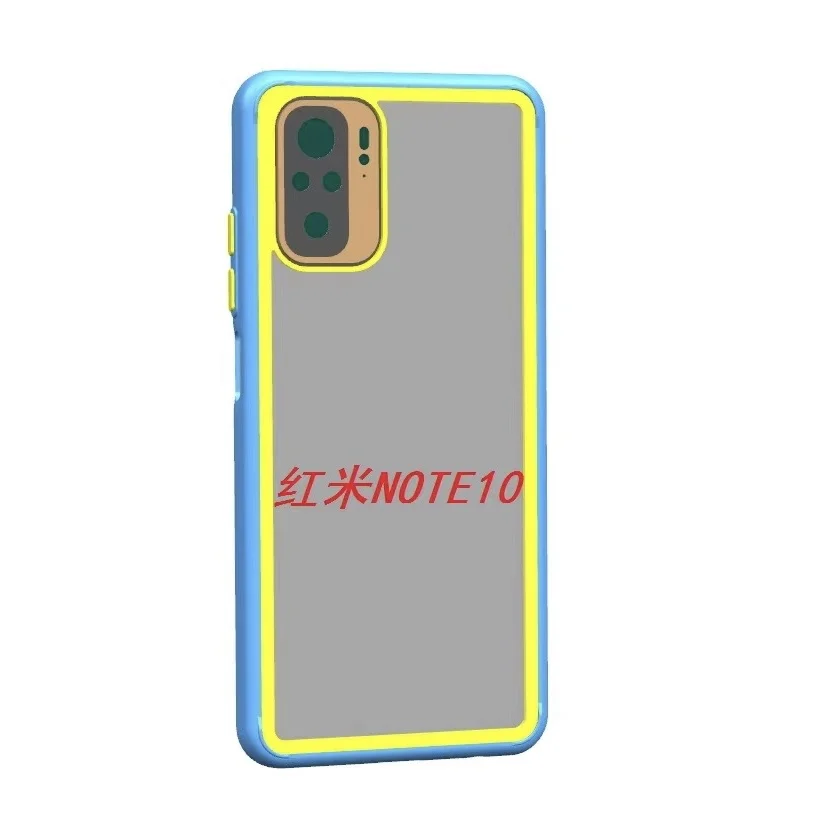 

Shockproof PC TPU Bumper Case For Xiaomi redmi note 10, 5colors