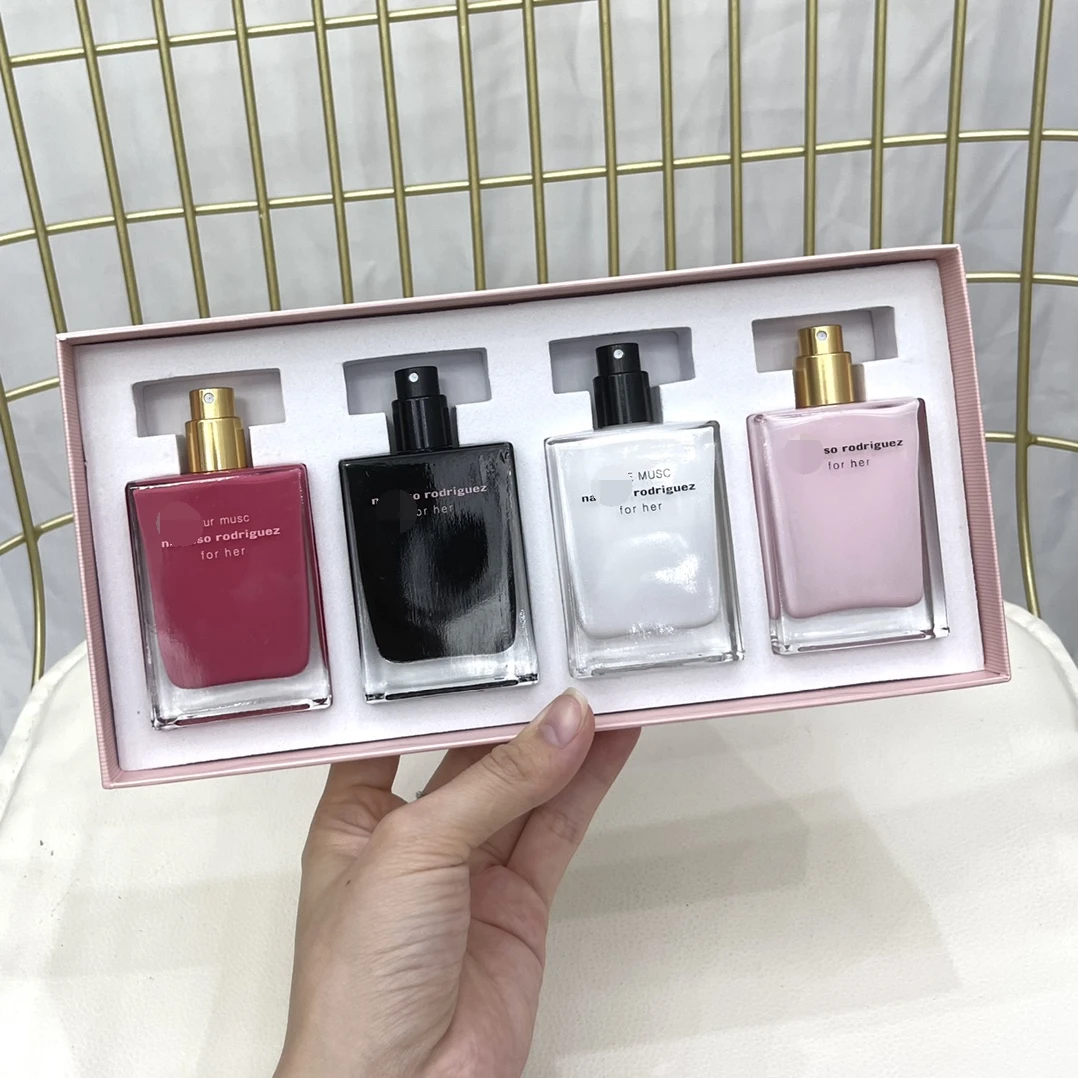 

30ml*4 For Her Perfume EDT For Women GIFT BOX, Transparent