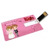 Factory hot sale wedding gift usb memory stick business card pendrives