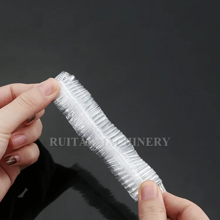 
High Speed Disposable Plastic Hair Bath Shower Bouffant Cap Making Machine 