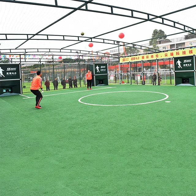 

Intelligent Football machine training equipment with remote control 4.0 training system 100M3, Yellow/green