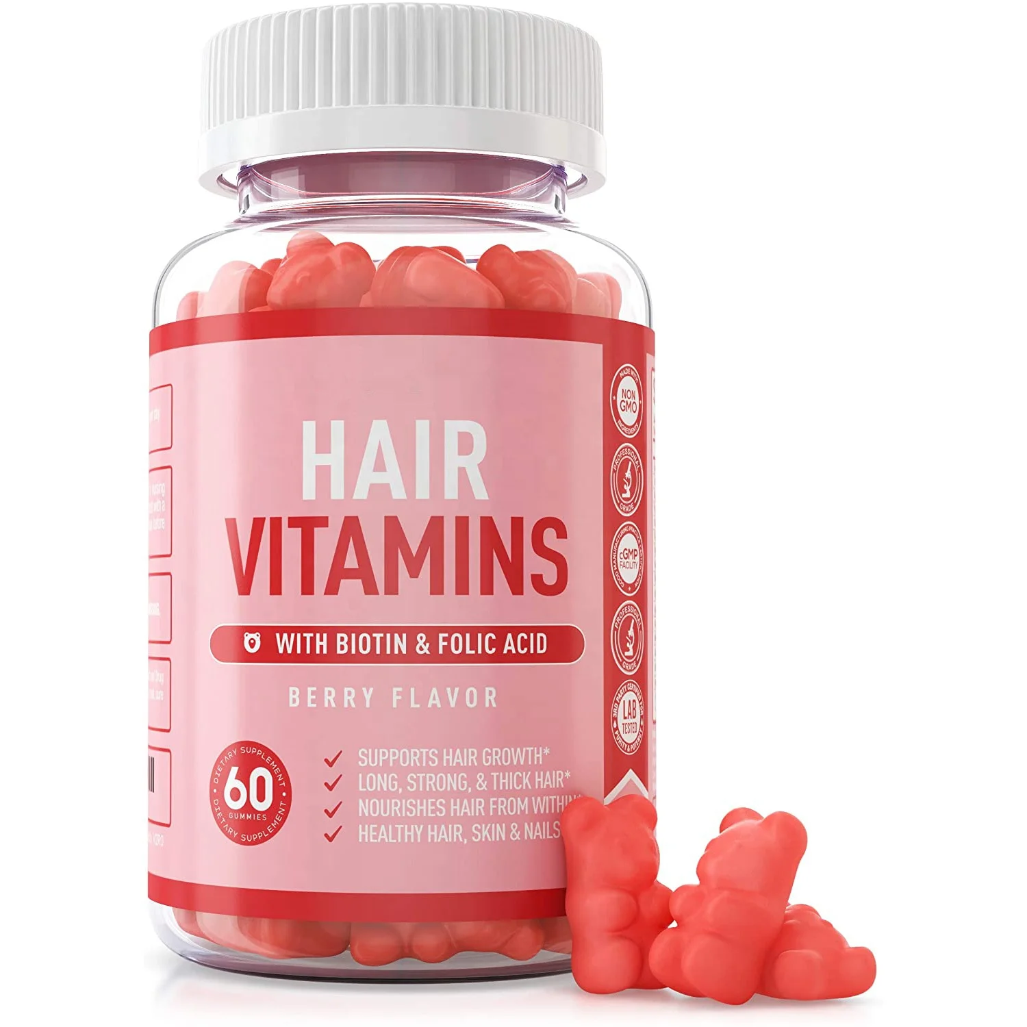 Private Label Hair Vitamins Gummy Biotin Gummies For Hair Growth - Buy 