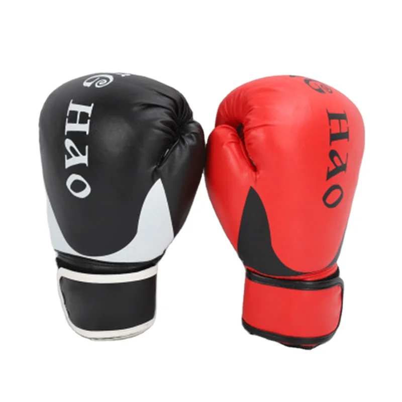 

Hot sale custom design professional boxing gloves leather training gloves for men manufacturers, Customized color