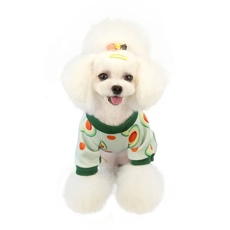 

2021 wholesale cheap lovely keep warm winter luxury plush big small dog clothes printable polyester pet t shirts for pet warm, Blue, yellow, pink