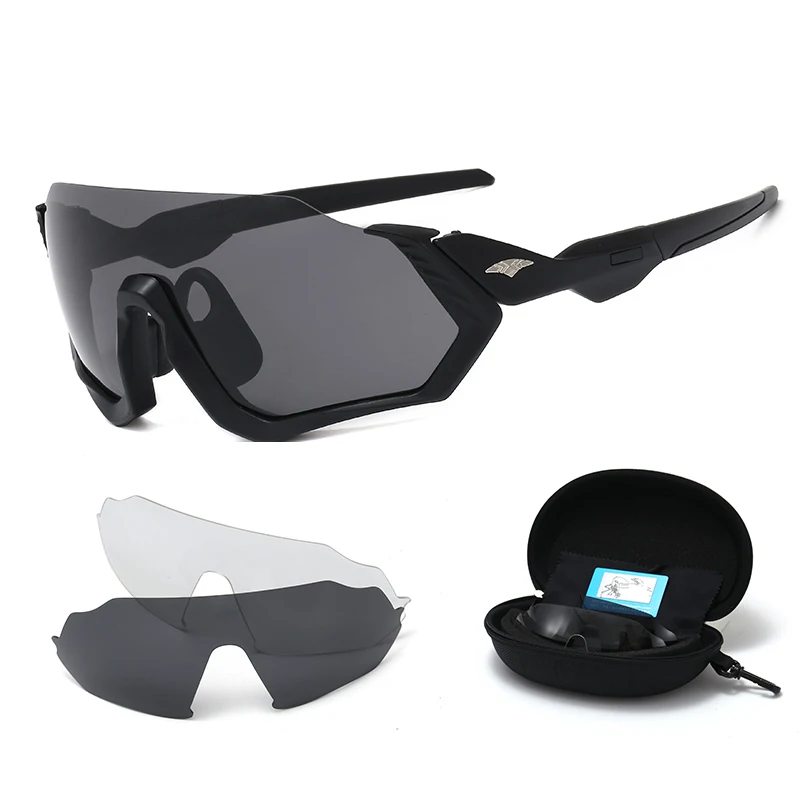

Wholesale Uv400 Bike Sport Polarized Cycling Eyewear Sun Glasses Interchangeable Sunglasses