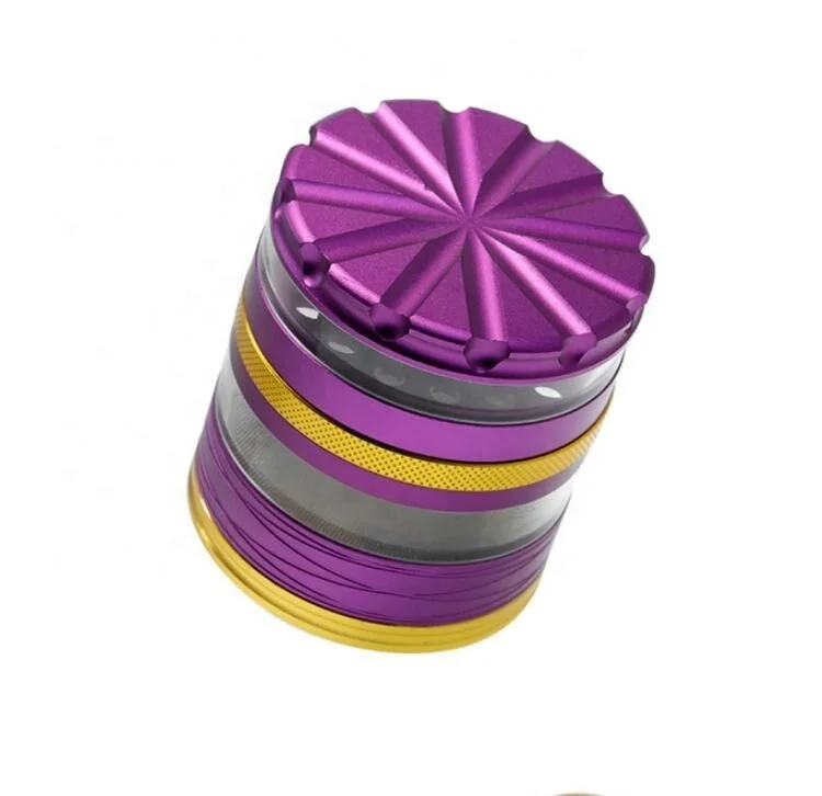 

Side Window Pattern Dry Herb Grinder Diameter  Aluminum Alloy Large Capacity Phnom Penh Tobacco Grinder jhcentury, Picture