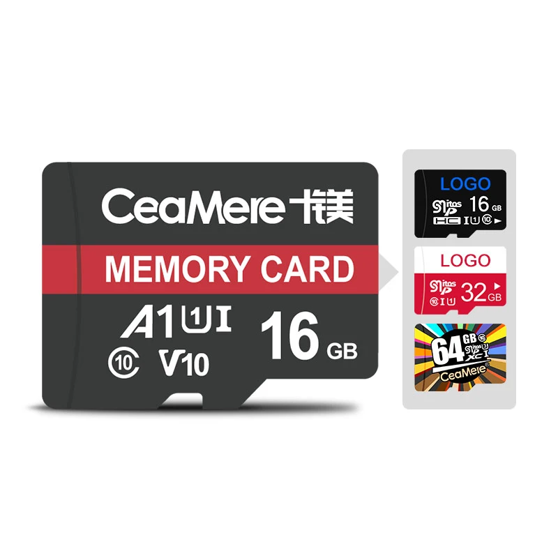 

Ceamere Original Wholesale Micro Memory SD card 16GB 32GB 64GB 128GB 256GB Class10 U3 Real Capacity TF Flash Card 4GB For Phone