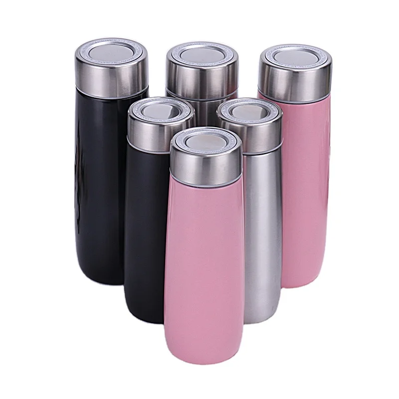 

220/300ml Insulated Water Bottles Luxury Mugs Double Wall Stainless Steel Vacuum Flasks Vase Shaped Thermos in High Quality, Customized colors acceptable