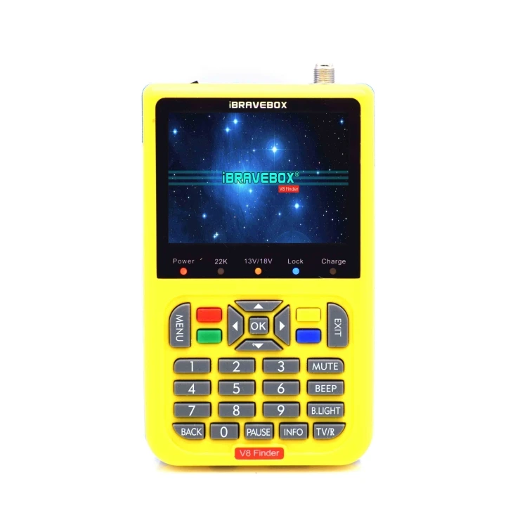 

V8 finder DVB-S DVB-S2 MPEG4 With 3.5 Inch LCD Colour Satellite Finder Support DVB Compliant and Live FTA GTmedia V8 Finder