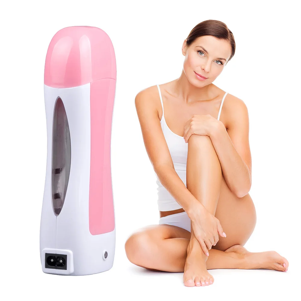 

Professional Single Handheld Depilatory Wax Hair Removal Machine with EU/US Plug Portable Epilator Roll On Depilatory Heater