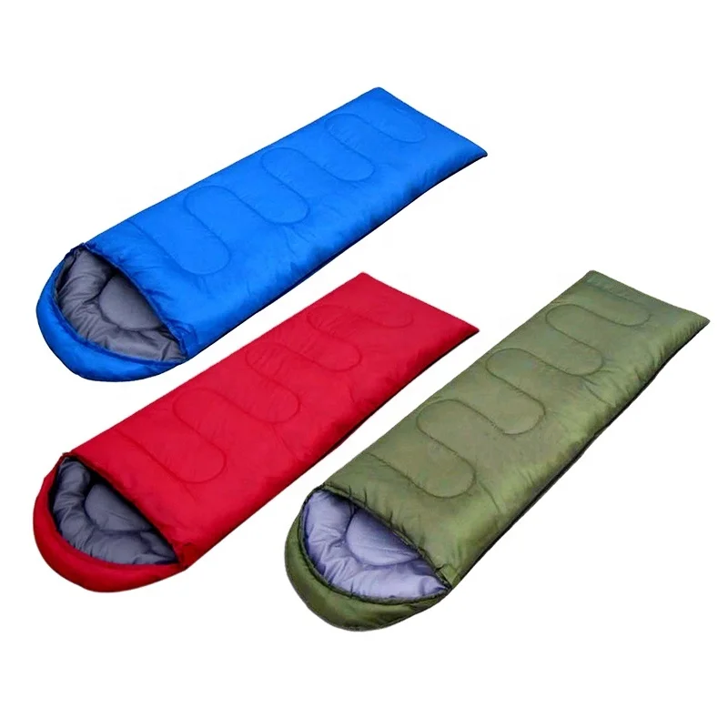 

TY Sleeping Bag Outdoor Waterproof Camping Hiking Envelope Single Zip Bag For Camping And Hiking With Good Quality, Royal blue,purplish blue,red,army green,camouflage