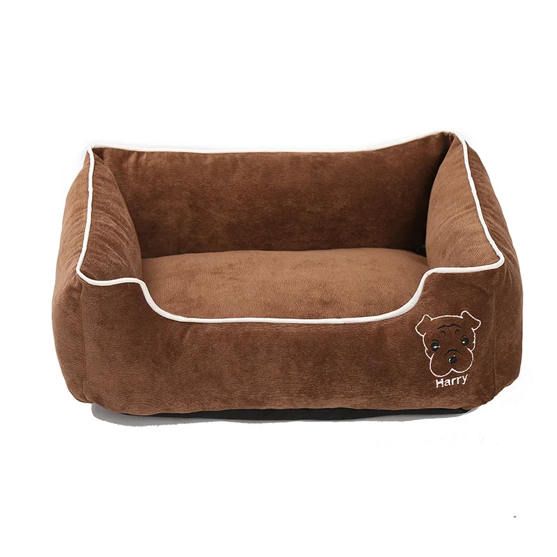 

Custom Fashion Portable Plush Removable High Quality Amazon Top Sell Rectangle Cave Blanket Sofa Pet Mat Beds Dog Bed