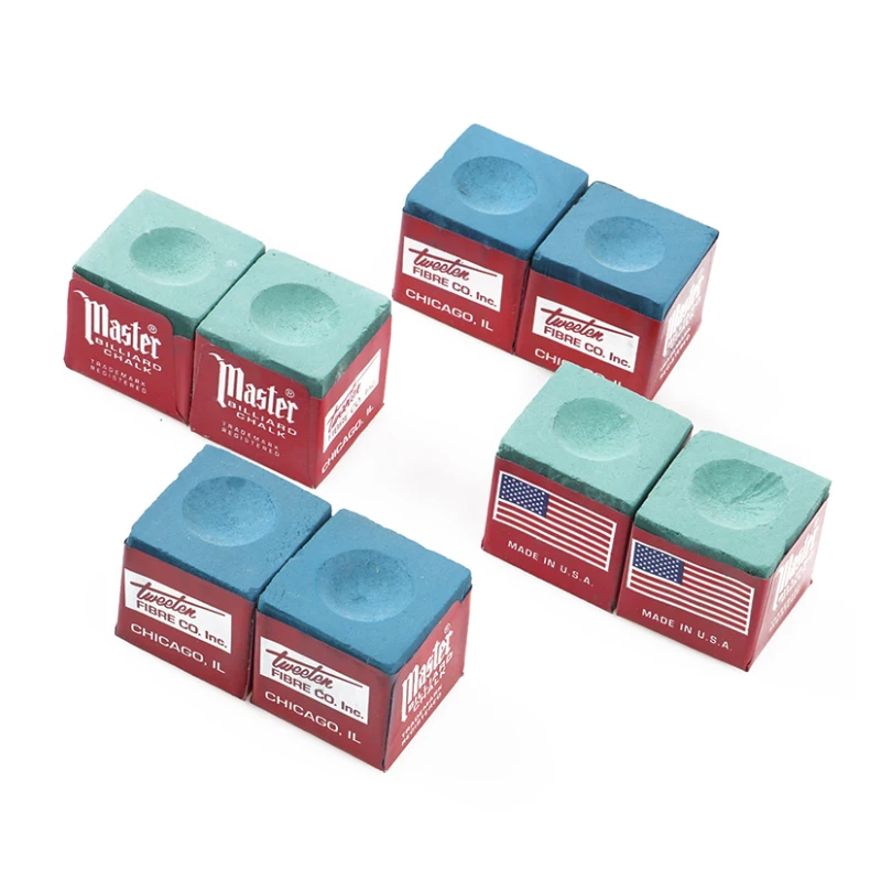 Professional Grade 12 Cubes Master Billiard Pool Cue Chalks For Sale