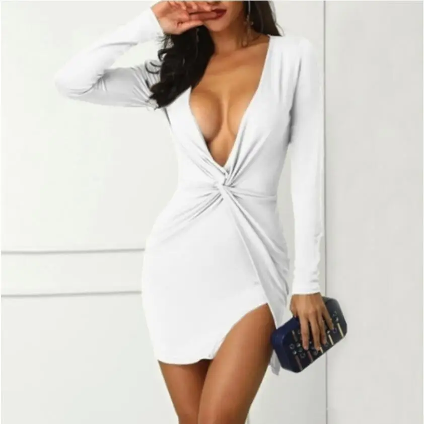 

Wholesale Fashion Sexy Lady Summer Bandage Maxi Dresses, Long Sleeve Plus Size Women Casual Dress