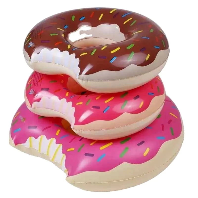 

60CM Inflatable Donut Swimming Ring Giant Pool Float Toy Circle Beach Sea Party Inflatable Mattress Water Adult Kid