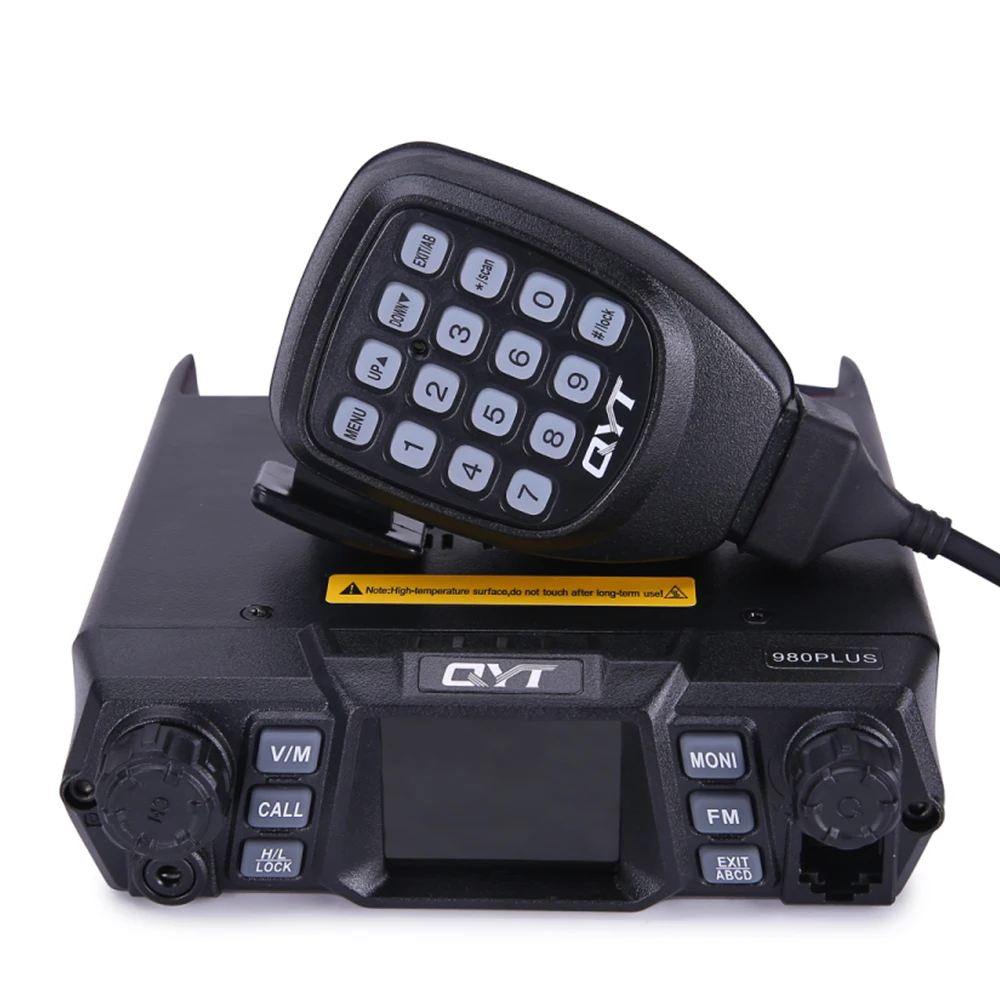 

High Power QYT Mobile Car Radio Transceiver 50W 136-174MHz & 400-480MHz QYT KT-980plus Dual Band Walkie Talkie