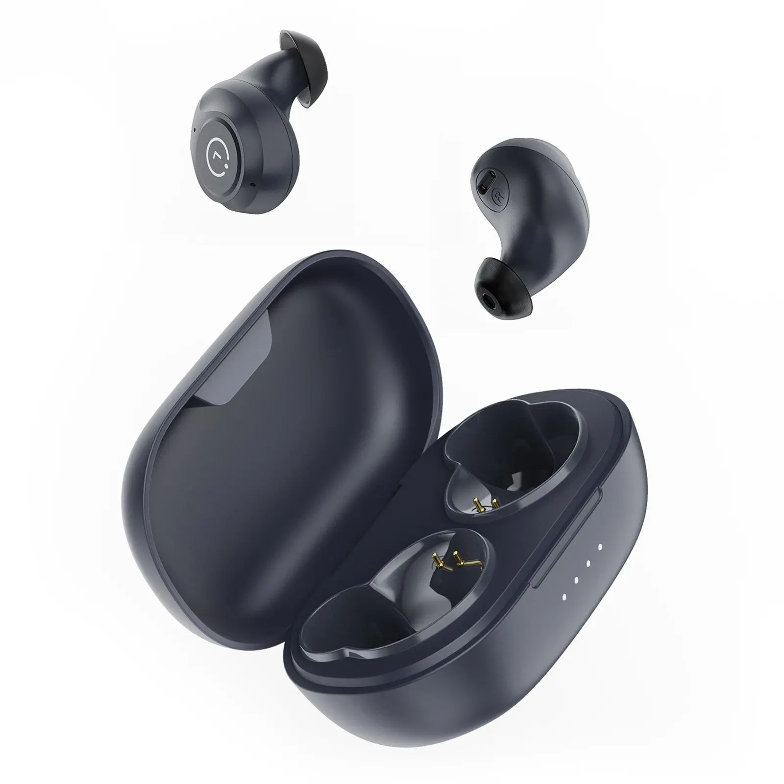 

True Wireless Earbuds Waterproof Bluetooth Earbuds 35H Cyclic Playtime Headphones with Charging Case and mic for iPhone Android